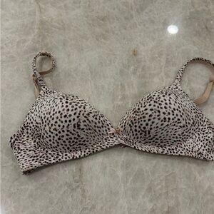 Body by Victoria Lined Demi Bra Wireless 32D Leopard